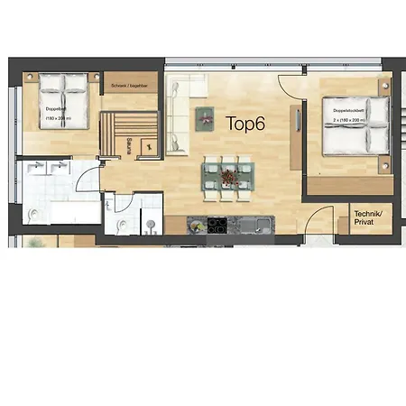 Apartment Berg Aparts - 6 - Faschina - Mit Sauna & 2 Baedern *